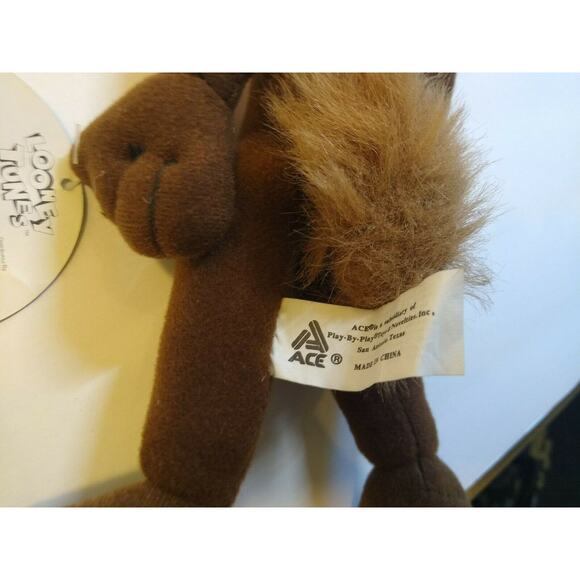 Wile E Coyote Looney Tunes Plush 12" Stuffed Toy Figure With Tags Ace 1996 - Picture 9 of 9